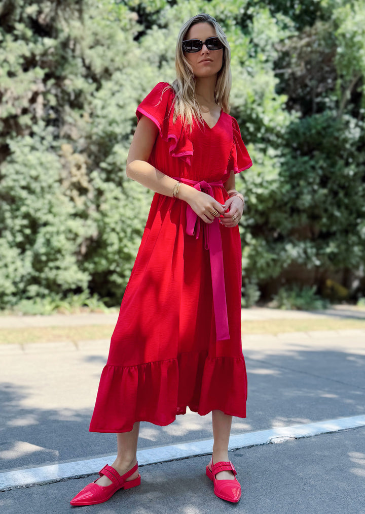 Vestido Aurora | Rojo