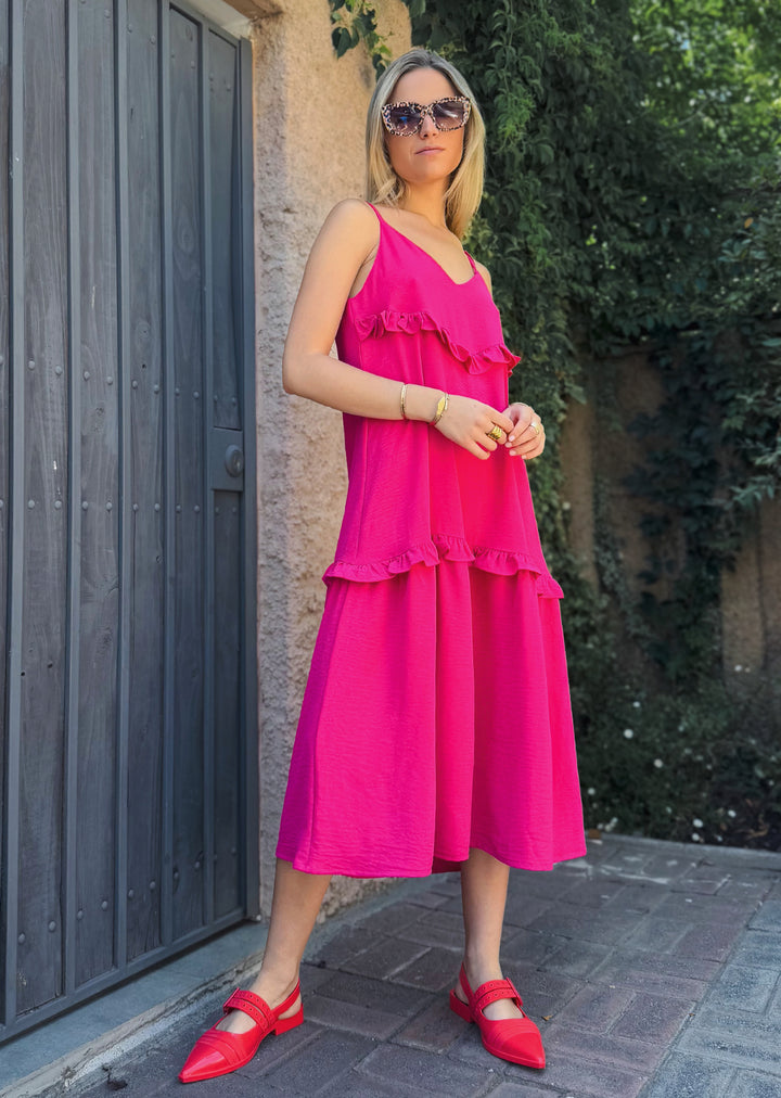 Vestido Lucrecia | Fucsia