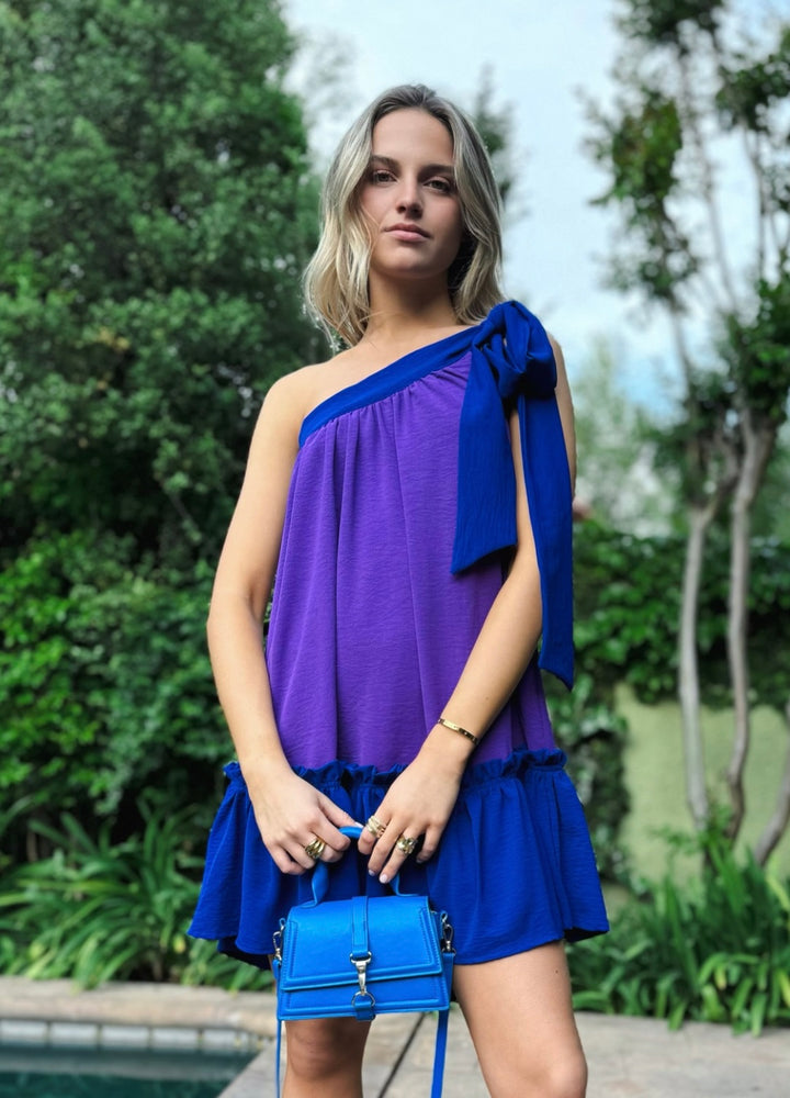 Vestido Olimpia | Morado & Azul