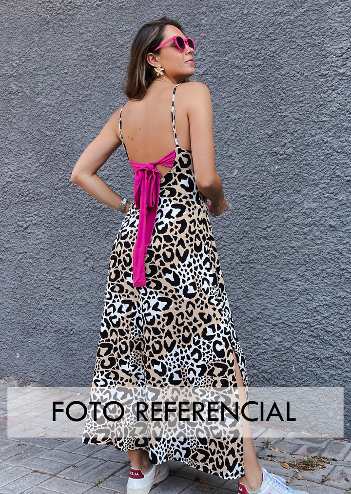 Vestido Titi | Leopardo - Rojo