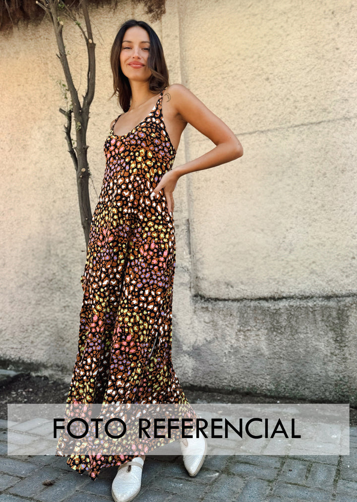 Vestido Titi | Leopardo - Rojo