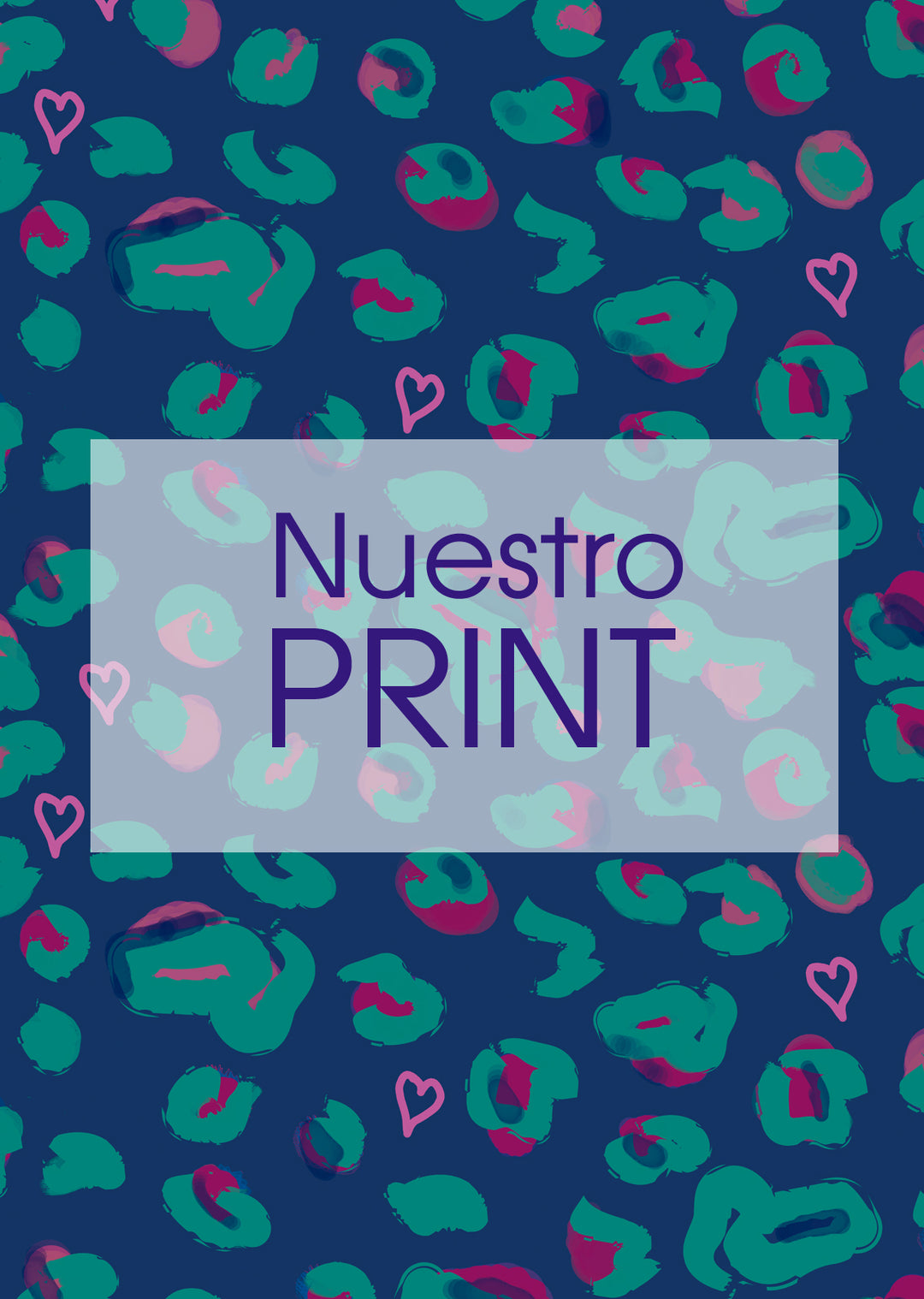 Blusa Antonia | Print corazón azul