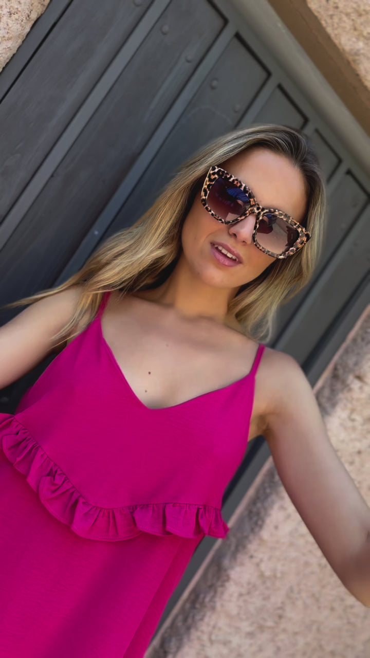 Vestido Lucrecia | Fucsia