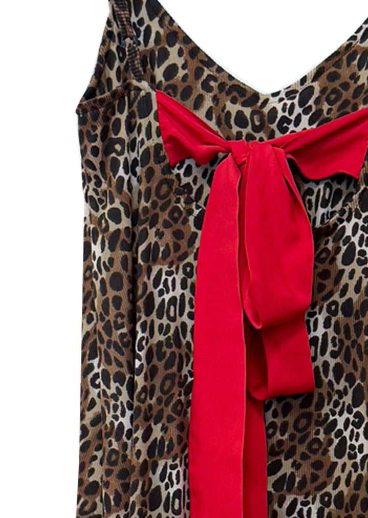 Vestido Titi | Leopardo - Rojo